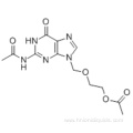 Acetamide,N-[9-[[2-(acetyloxy)ethoxy]methyl]-6,9-dihydro-6-oxo-1H-purin-2-yl]- CAS 75128-73-3